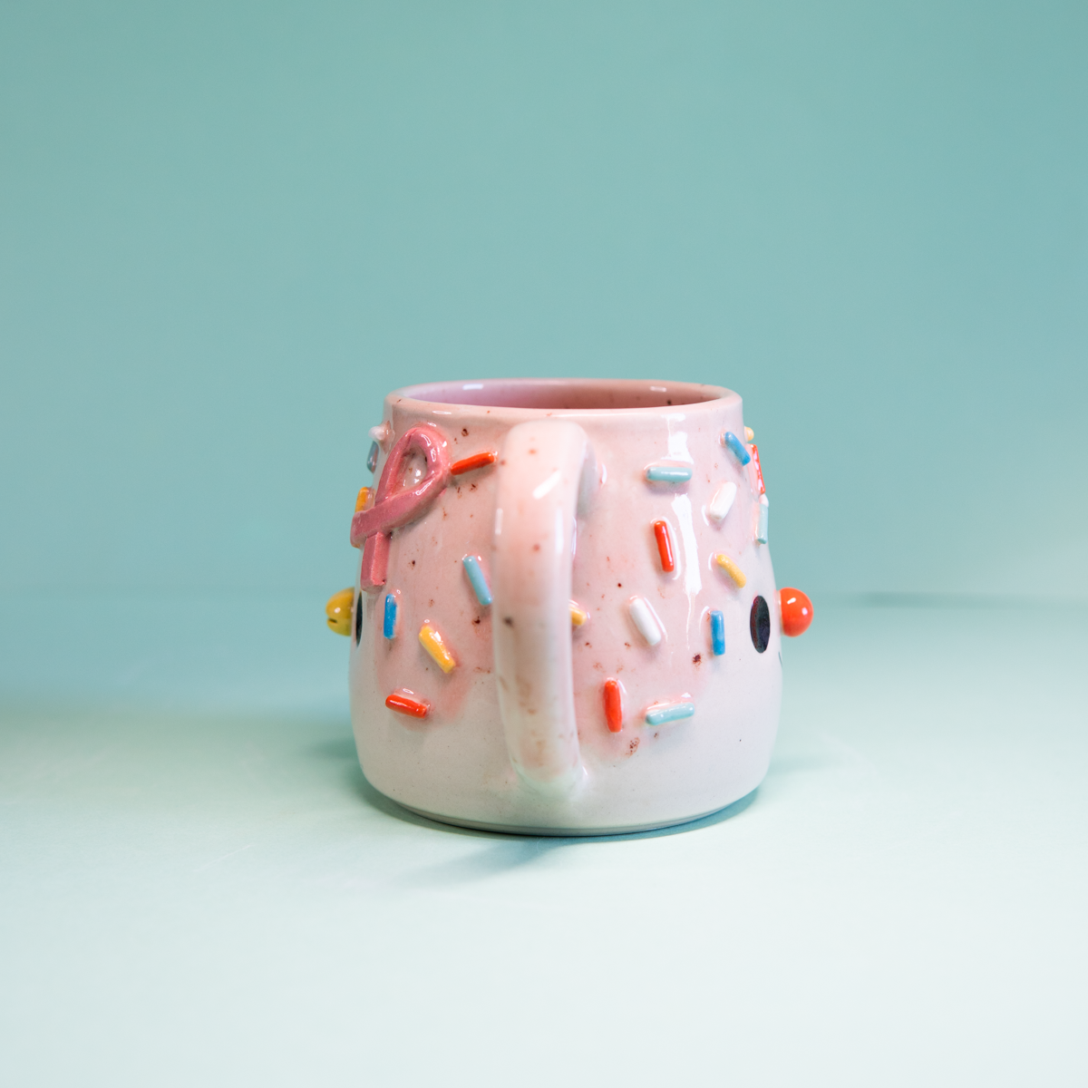Octobre Rose - ligue contre le cancer - Tasse 400ml Recto Verso