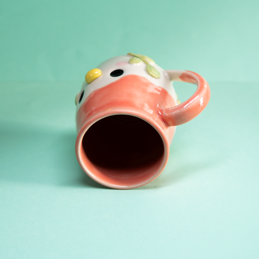 Feuillage Bubblegum - Tasse 380ml Recto Verso