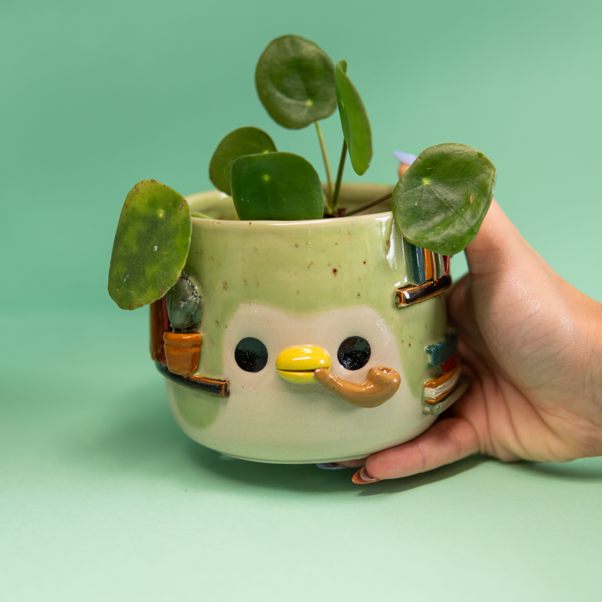 Bibliothèque de l'érudit - Pot de fleur - très léger défaut