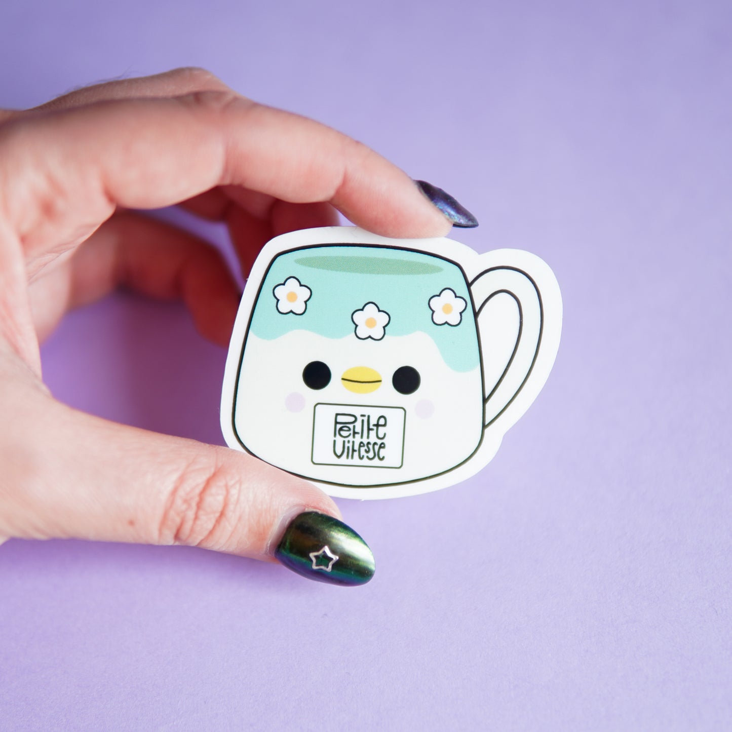 Sticker Tasse canard transparent