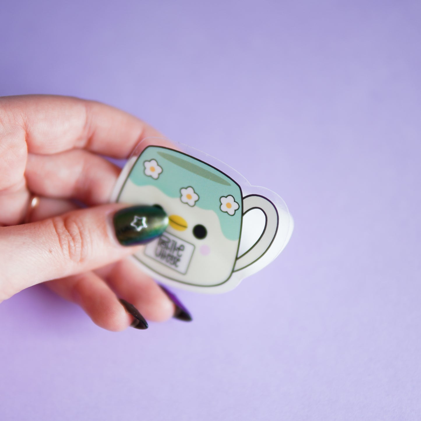 Sticker Tasse canard transparent