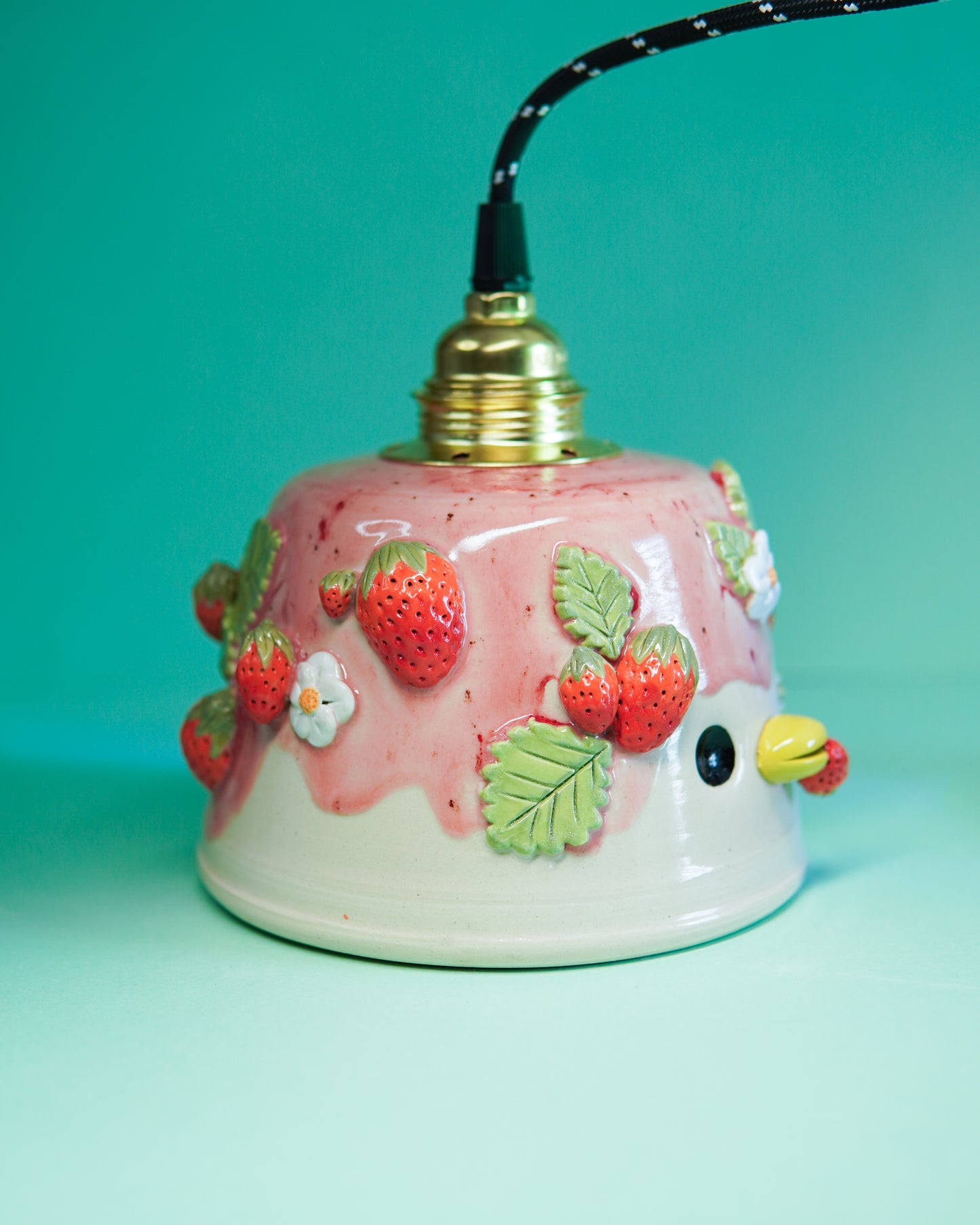 Coulis Fraises - suspension montée en baladeuse avec interrupteur