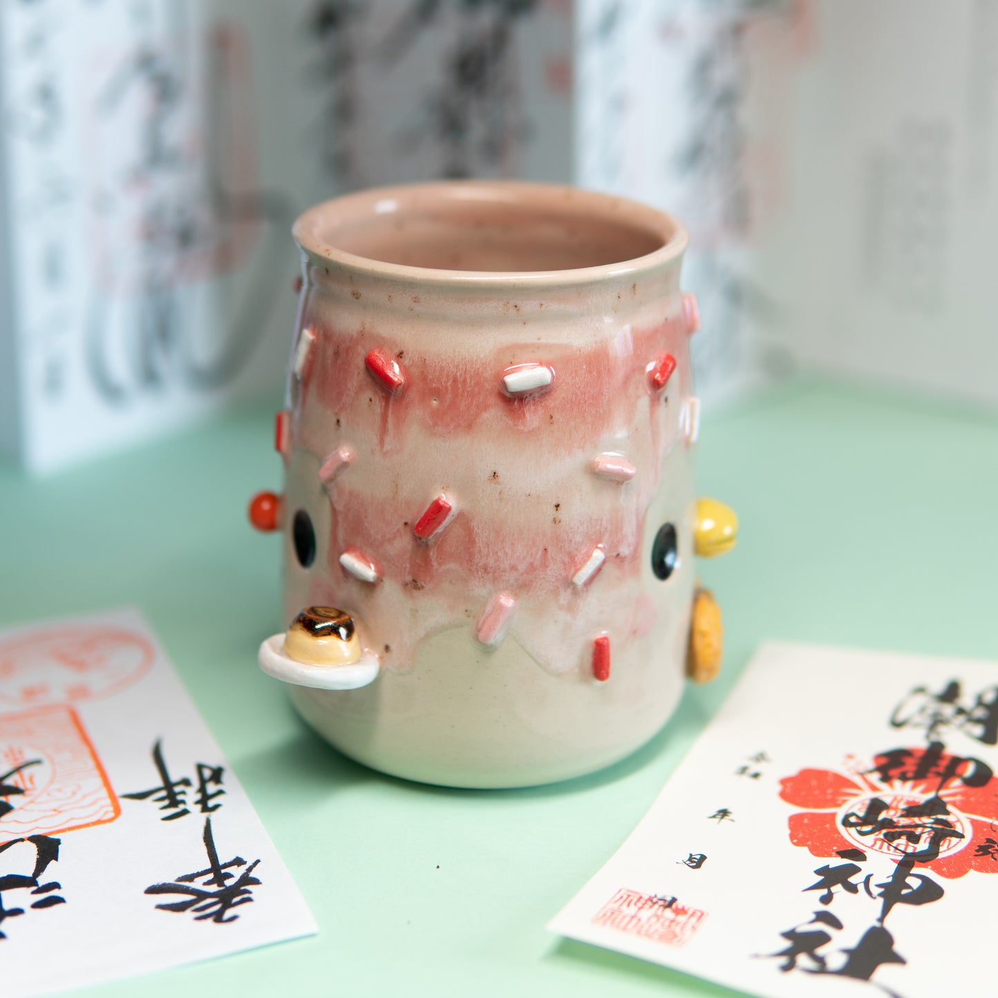 Taiyaki & Pudding fraise - Tasse 550 ml