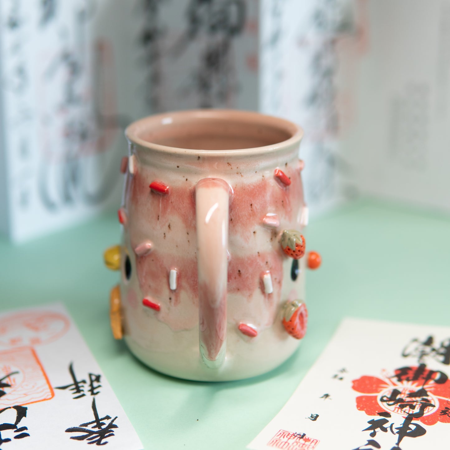 Taiyaki & Pudding fraise - Tasse 550 ml