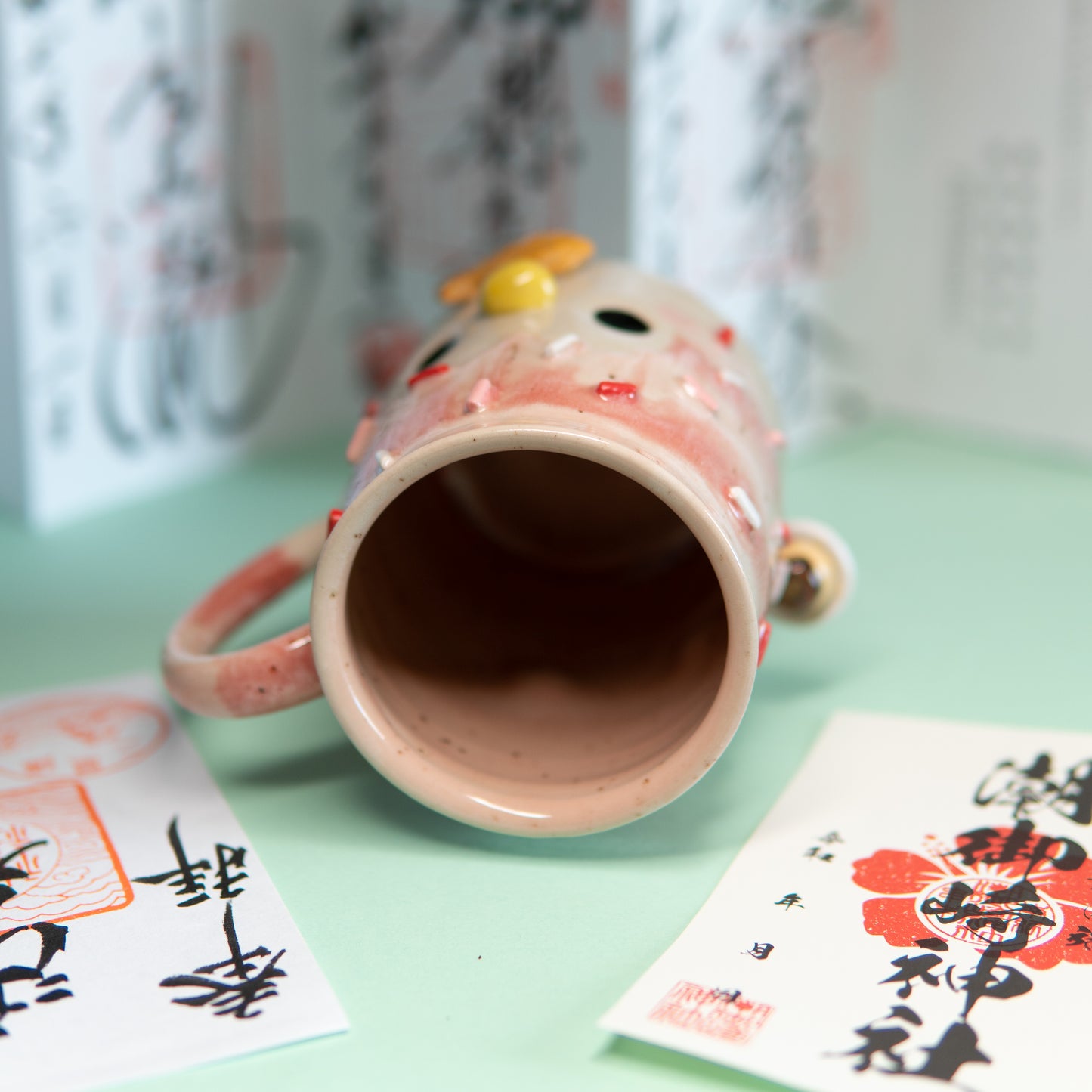 Taiyaki & Pudding fraise - Tasse 550 ml