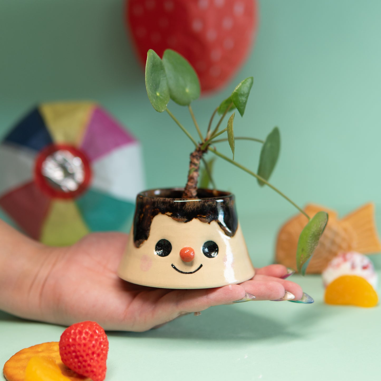 Mini pot Pudding - Pot de fleur percé