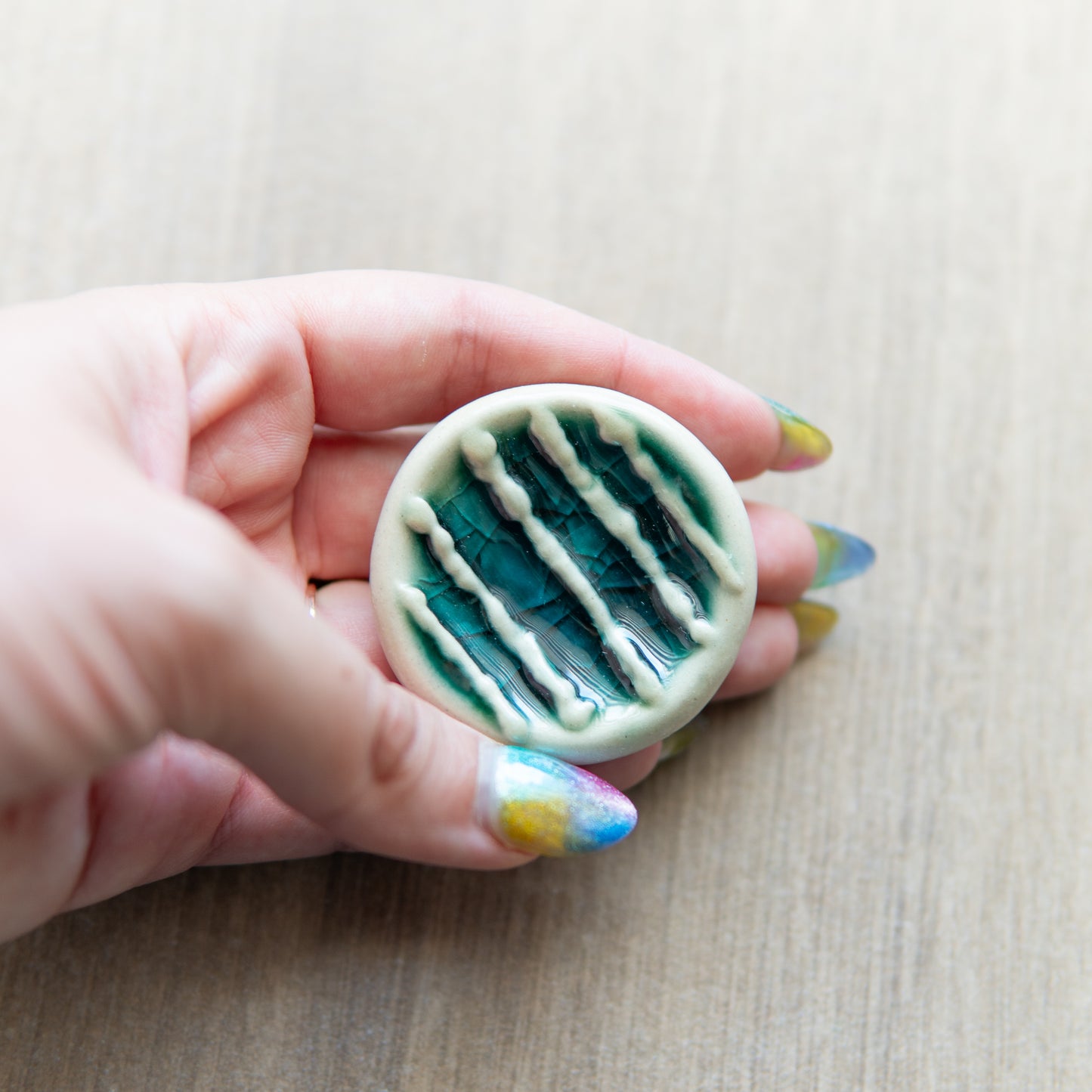 Worry stone avec relief