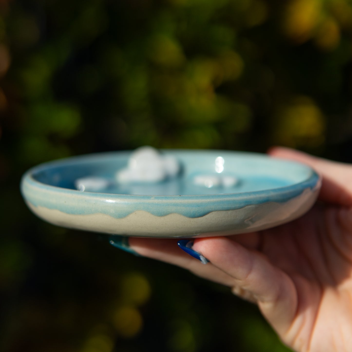 Nuages - Soucoupe décorée