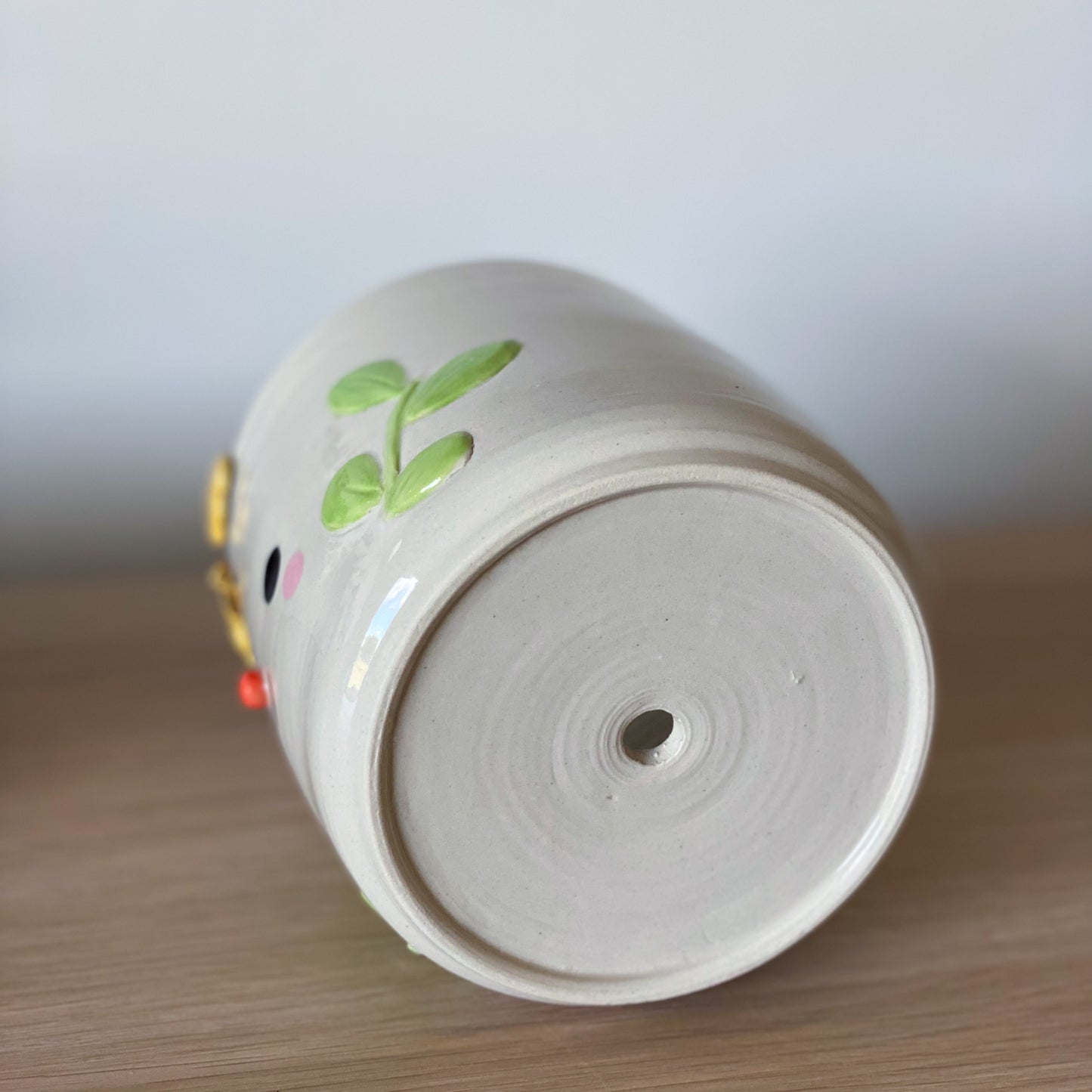 Canari suspendu - Pot de fleur