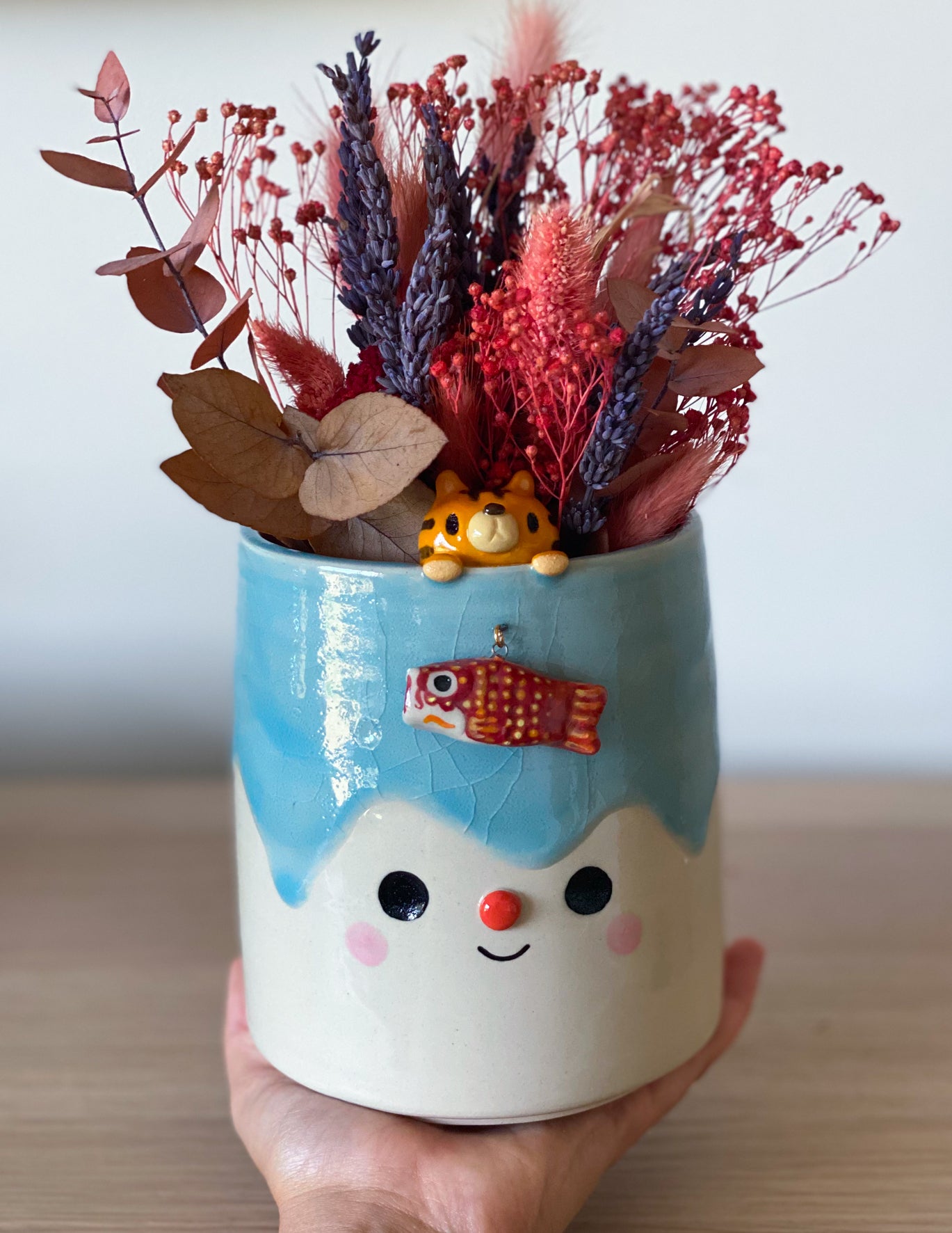 Koinobori, tigre - Vase / pot non percé