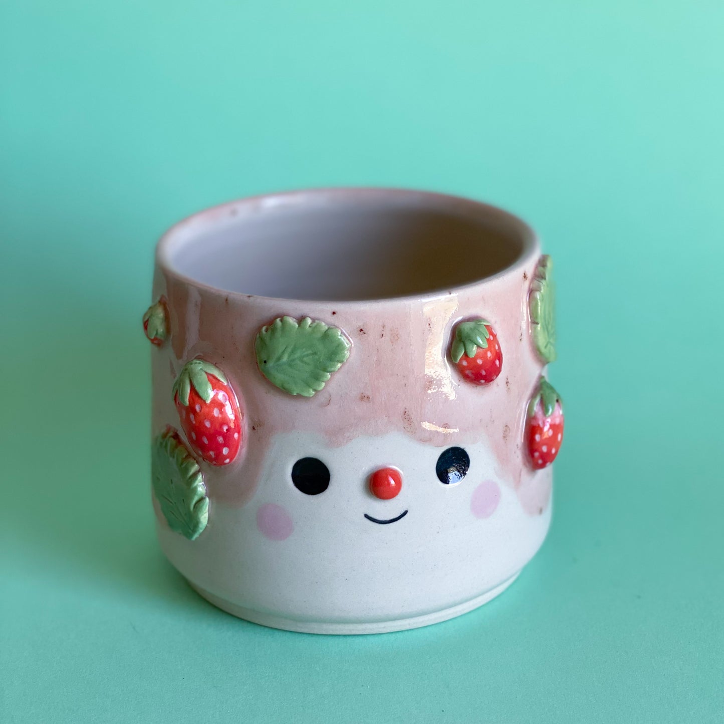 Fraises 03 - Pot de fleur