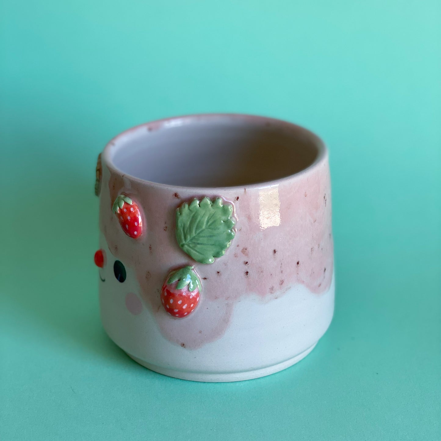 Fraises 03 - Pot de fleur