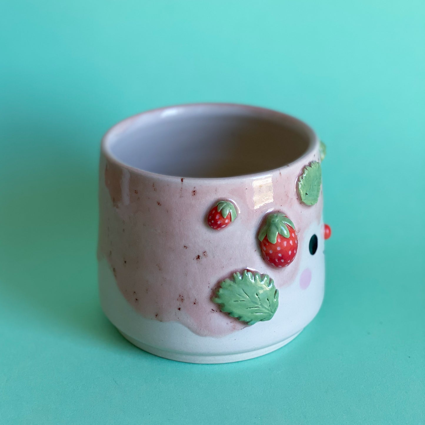 Fraises 03 - Pot de fleur