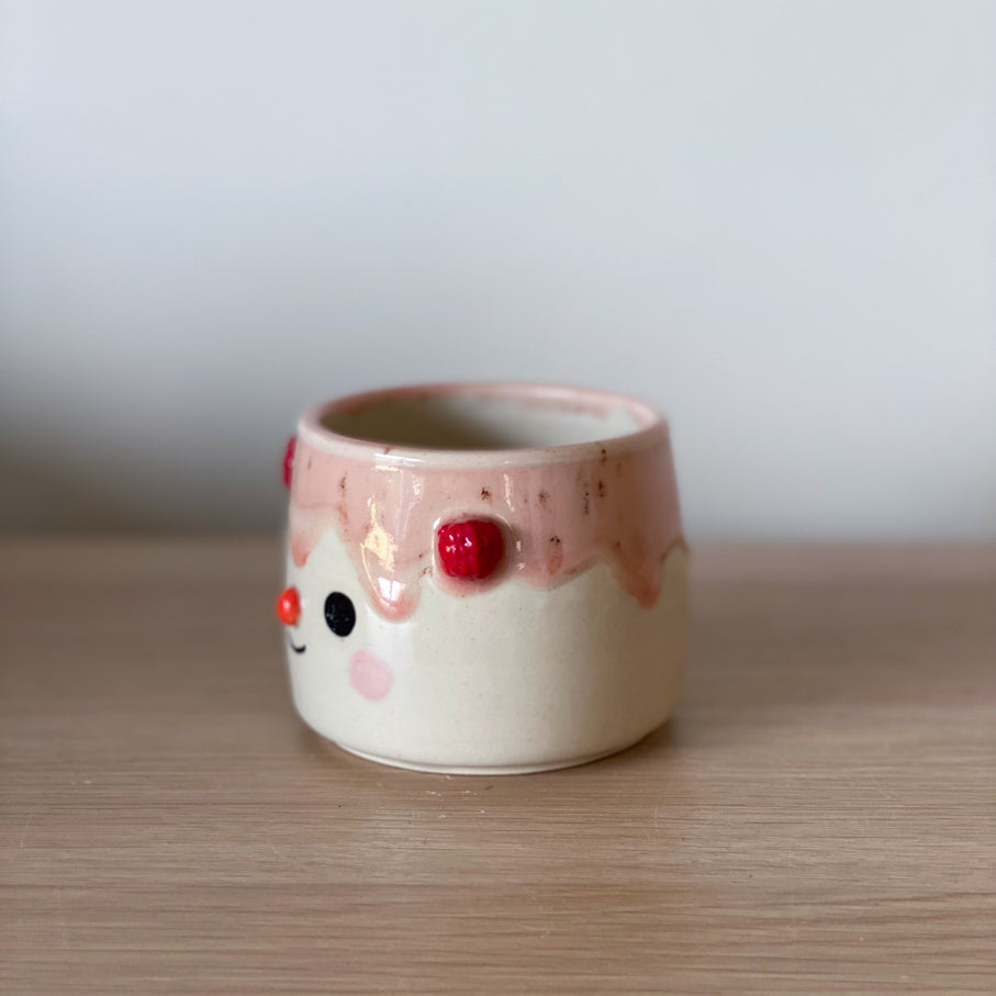 Framboises - Petit pot de fleur