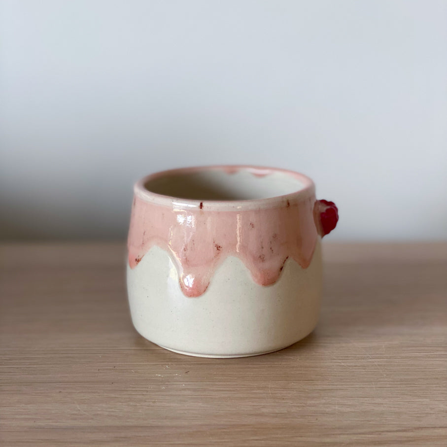 Framboises - Petit pot de fleur