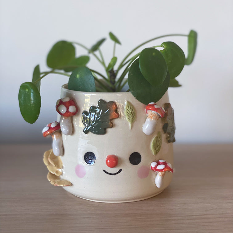 Automne Enchanté - Pot de fleur