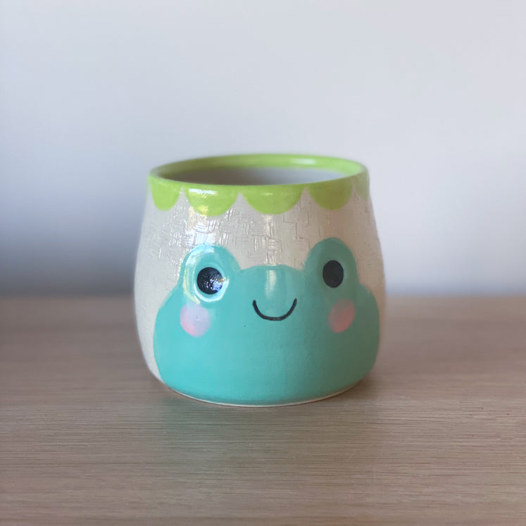 Portrait de la Grenouille - Petit pot de fleur