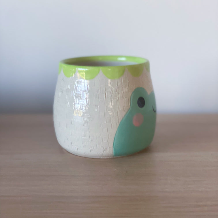 Portrait de la Grenouille - Petit pot de fleur