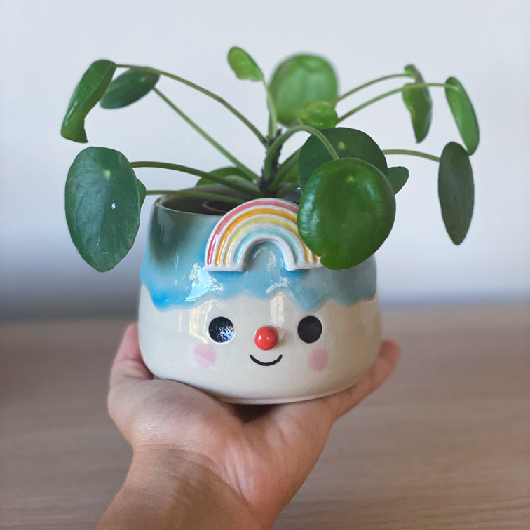 Passerelle colorée - Petit pot de fleur