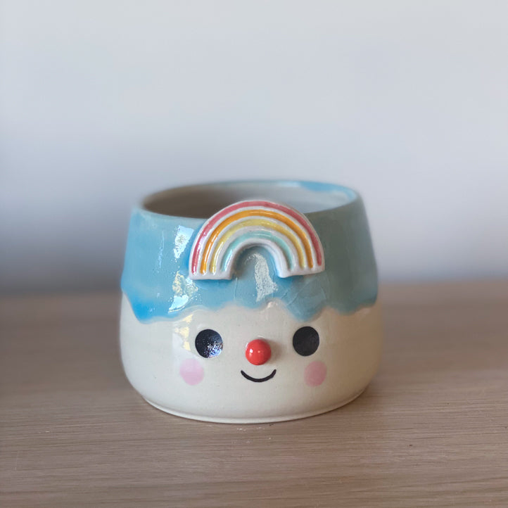 Passerelle colorée - Petit pot de fleur