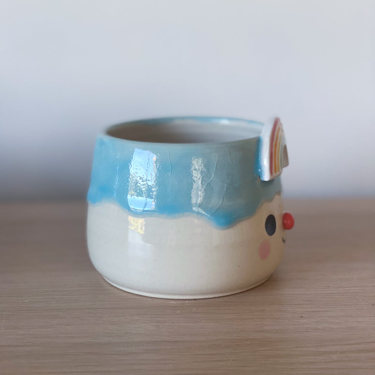 Passerelle colorée - Petit pot de fleur