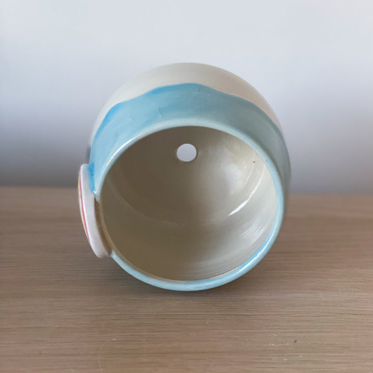 Passerelle colorée - Petit pot de fleur