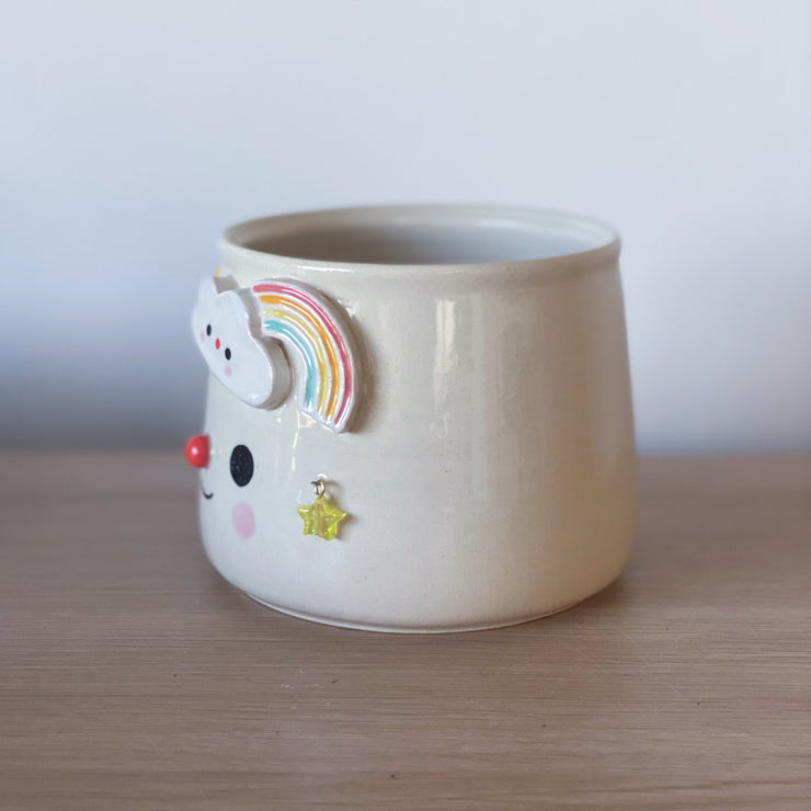 Arc-en-ciel constellé - Pot de fleur