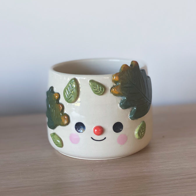 Feuillage d'automne - Pot de fleur (Léger défaut)