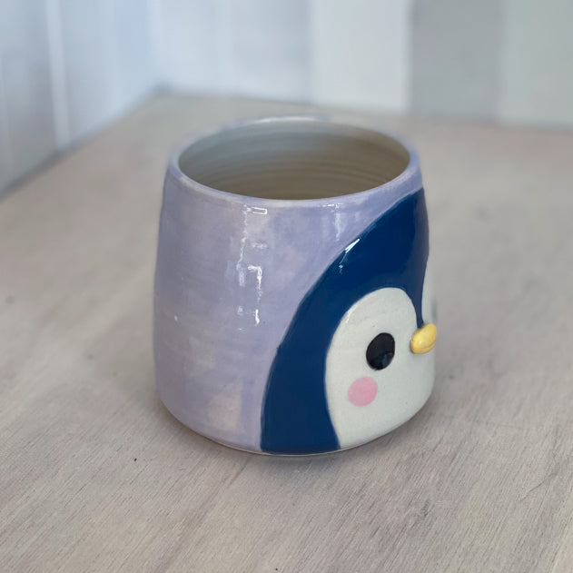 Portrait du Pingouin - Pot de fleur
