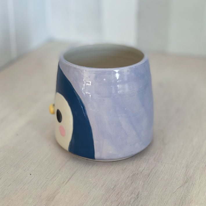 Portrait du Pingouin - Pot de fleur