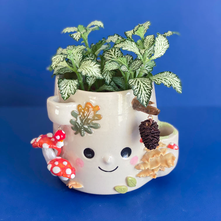 Automne Enchanté 07 - Grand Pot de fleur multiple - Léger DEFAUT