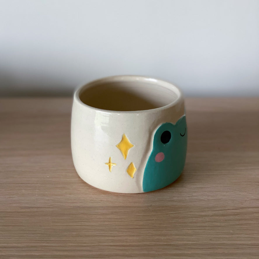Grenouille scintilante - Petit Pot de fleur