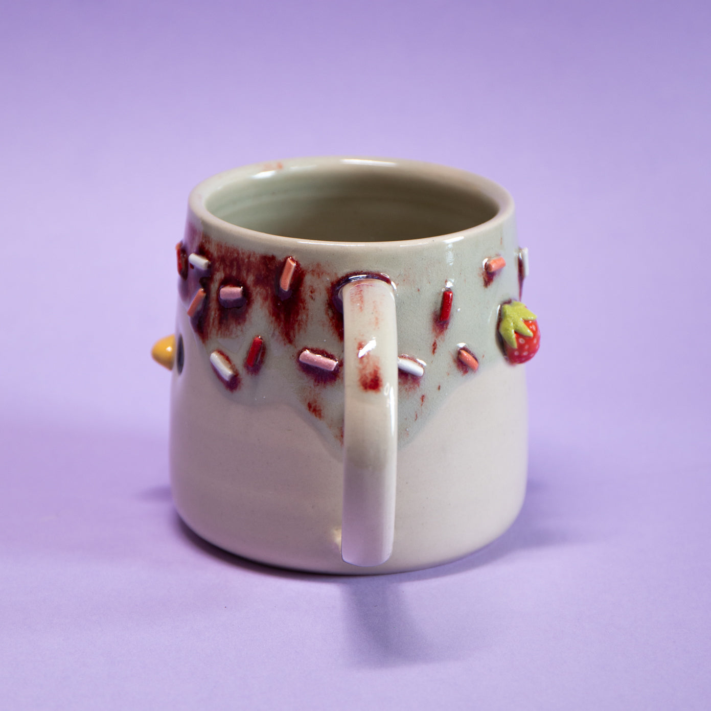 Yaourt Fraise - Tasse 450ml Recto Verso