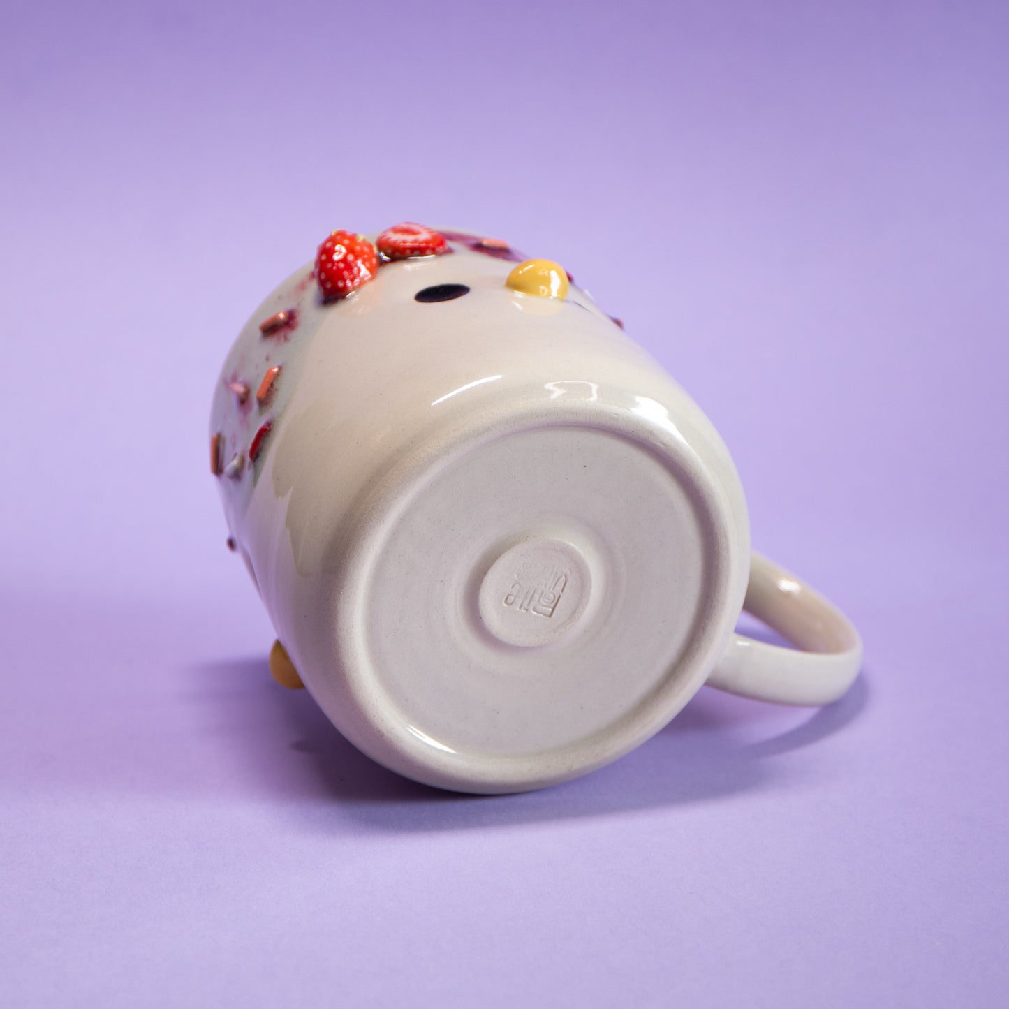 Yaourt Fraise - Tasse 450ml Recto Verso