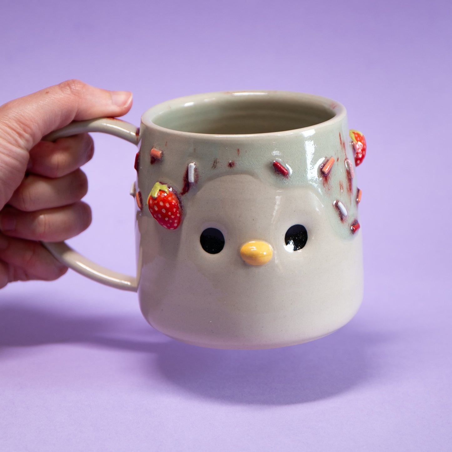 Yaourt Fraise - Tasse 450ml Recto Verso