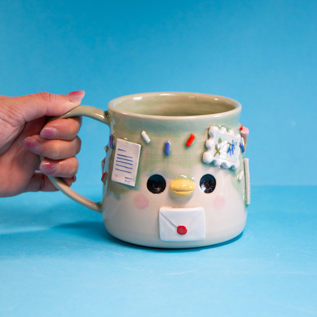 Lettre verte - Tasse 500ml Recto Verso
