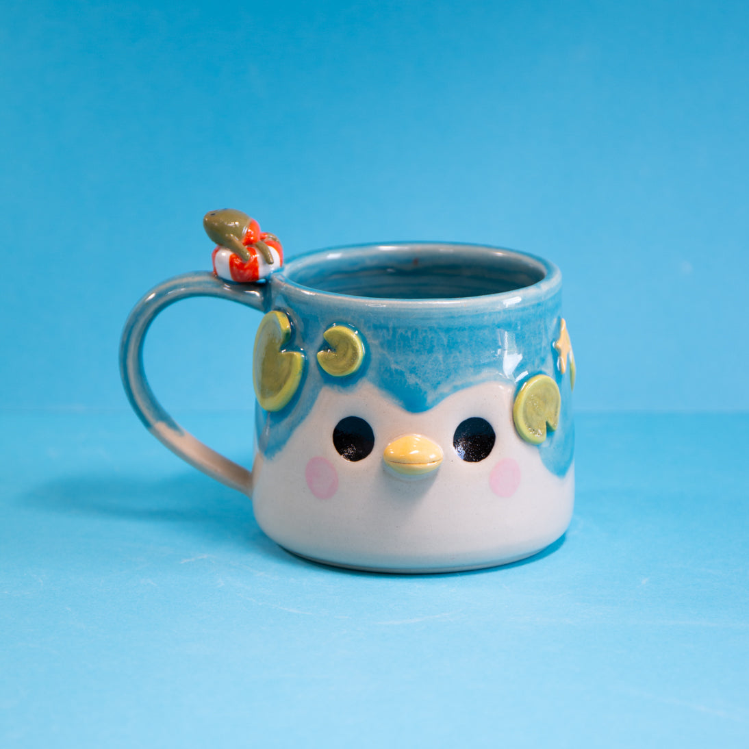 Pause grenouille - Tasse 400ml Recto Verso