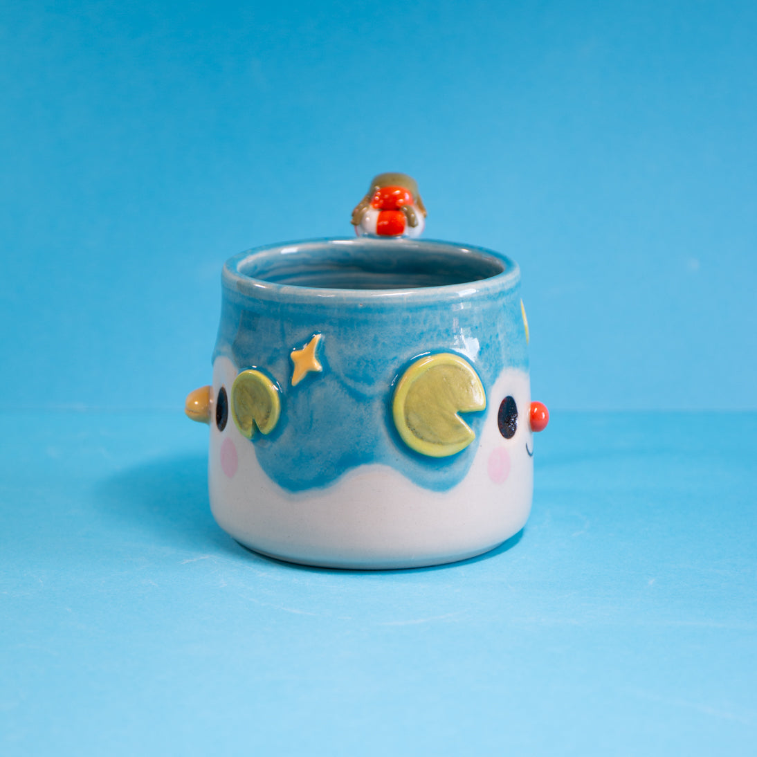 Pause grenouille - Tasse 400ml Recto Verso