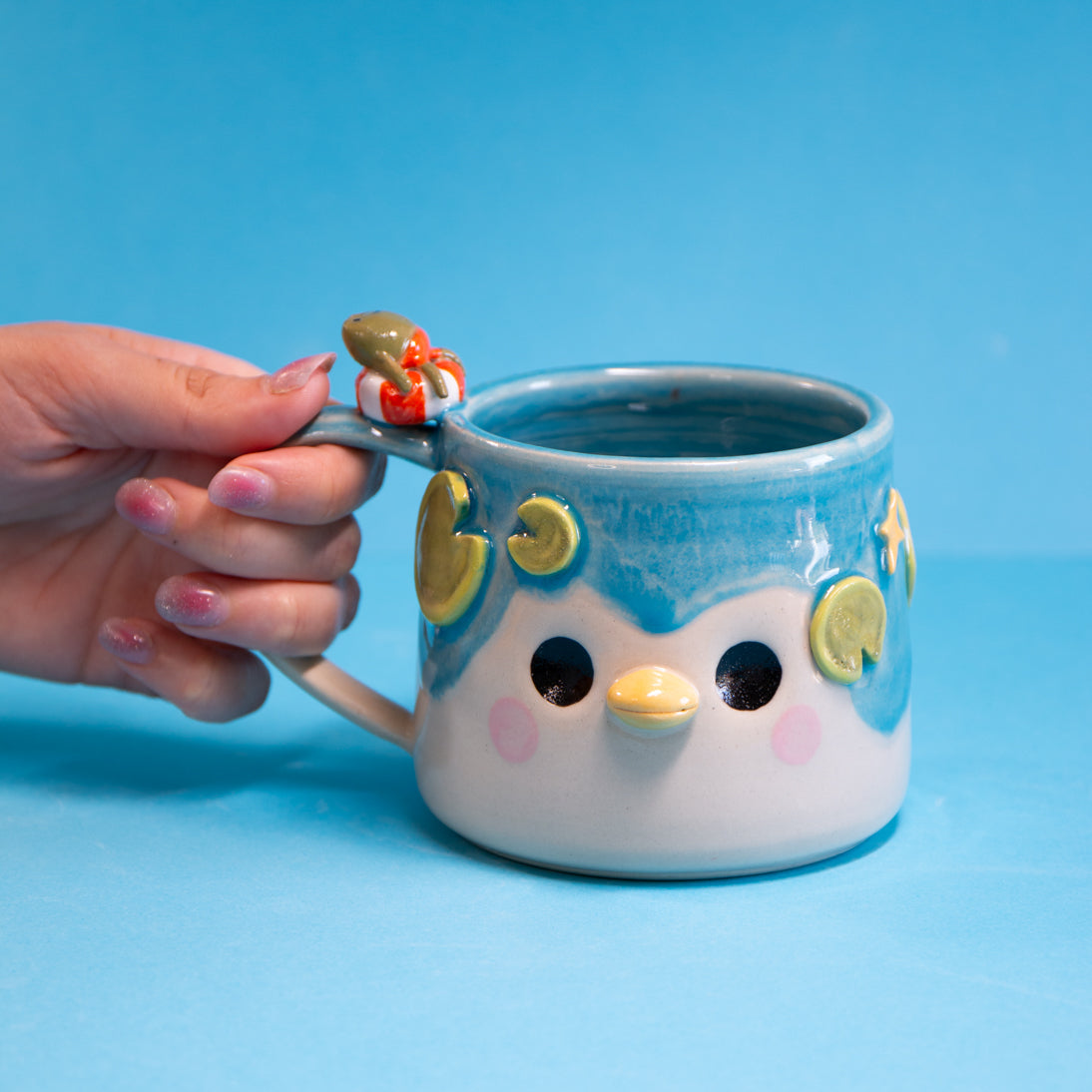 Pause grenouille - Tasse 400ml Recto Verso
