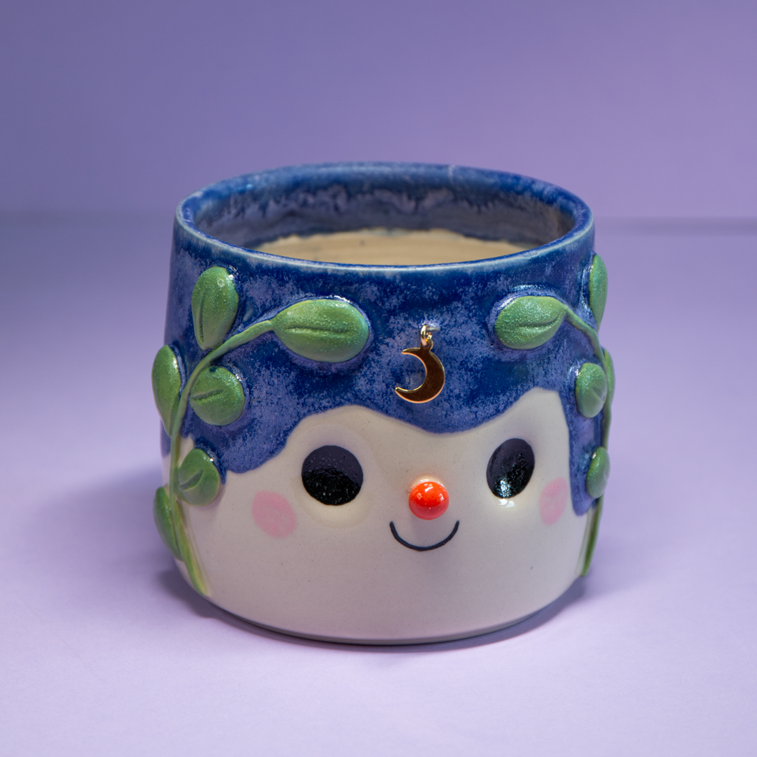 Feuillage nocturne - Pot de fleur