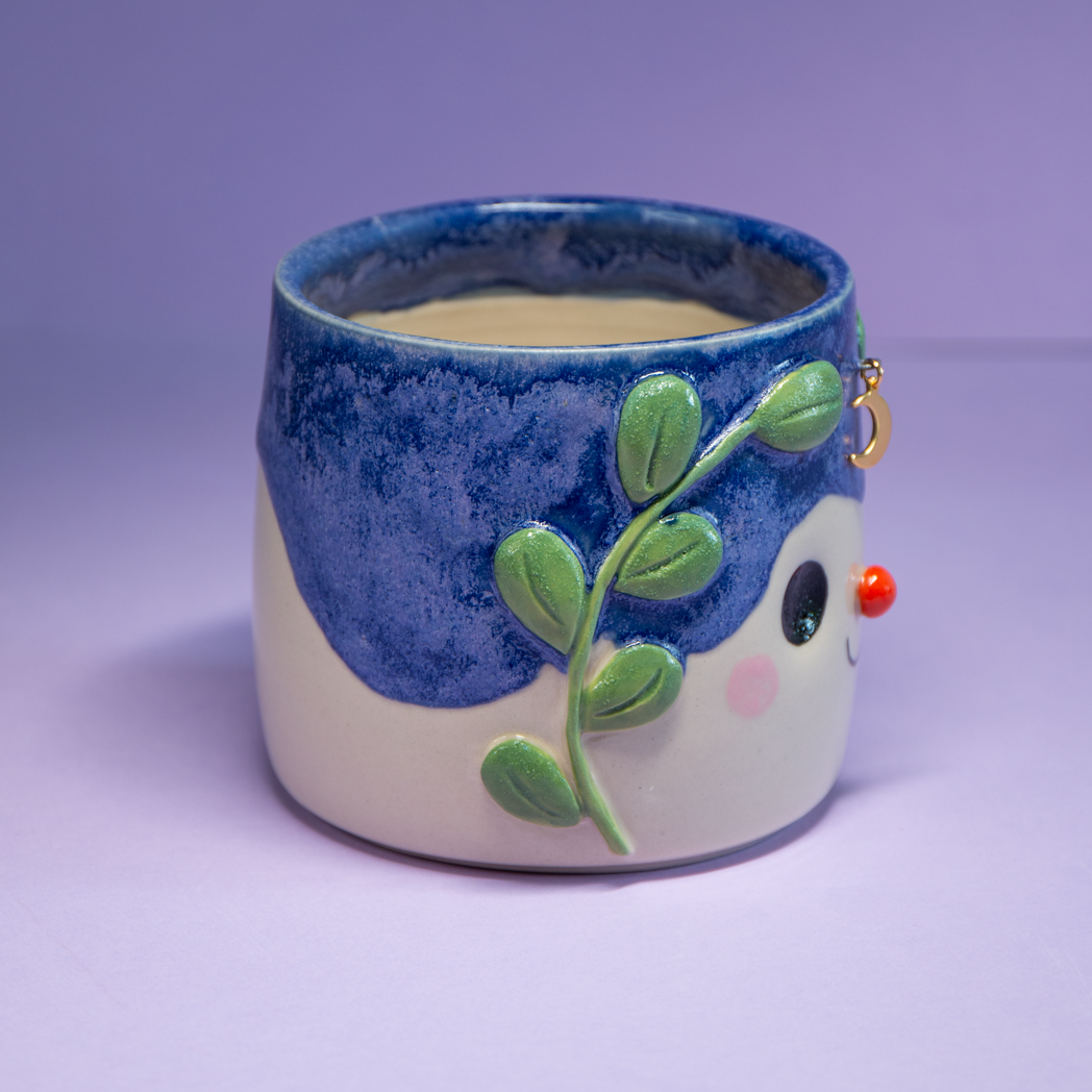 Feuillage nocturne - Pot de fleur