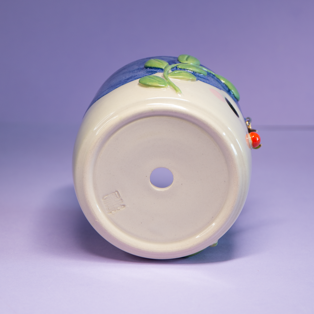 Feuillage nocturne - Pot de fleur