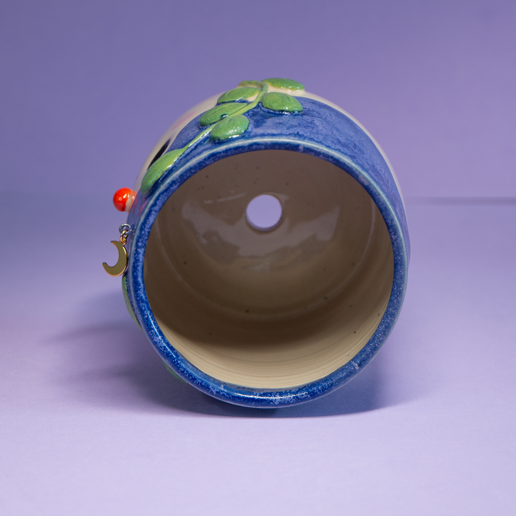 Feuillage nocturne - Pot de fleur