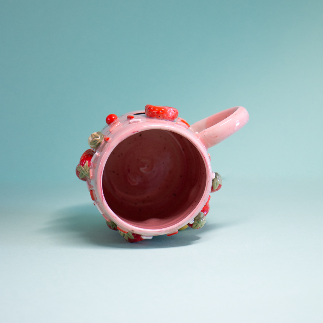 Marbré Fraises (Terre mêlée) - Tasse 450ml Recto Verso