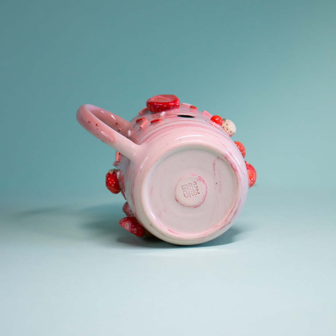 Marbré Fraises (Terre mêlée) - Tasse 450ml Recto Verso