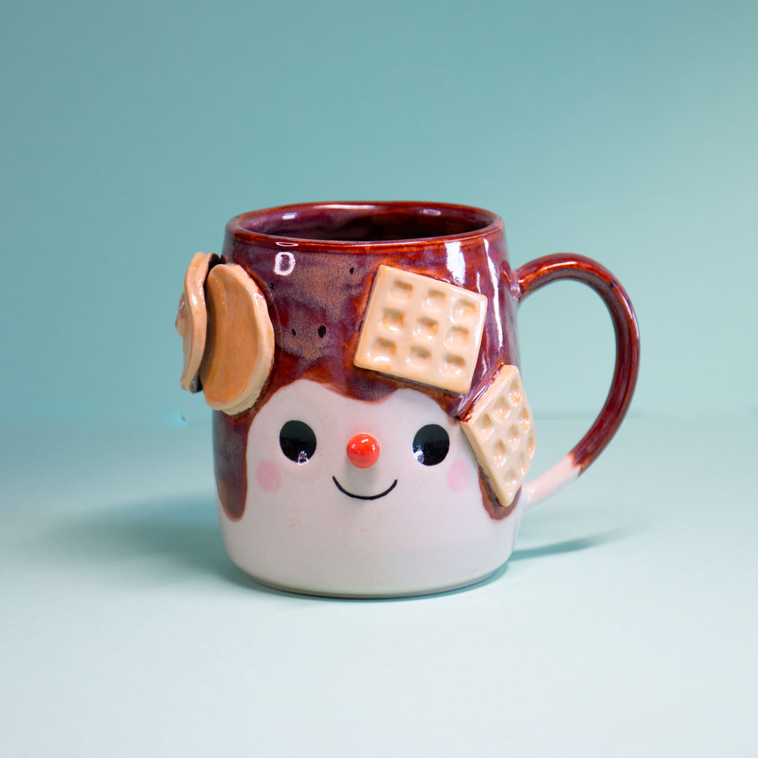 Gaufres, Pancakes & Chocolat - Tasse 600ml Recto Verso