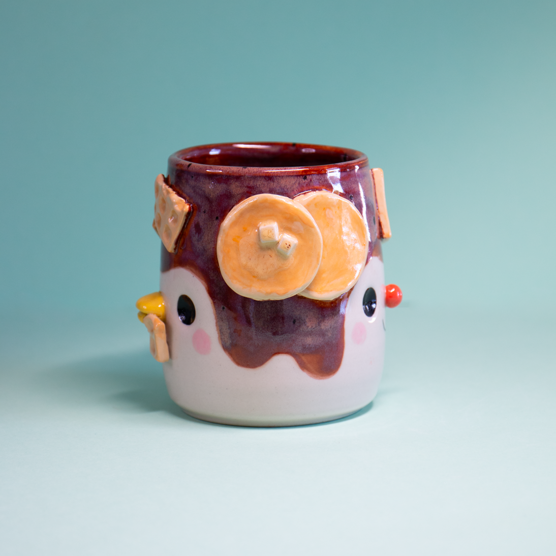 Gaufres, Pancakes & Chocolat - Tasse 600ml Recto Verso