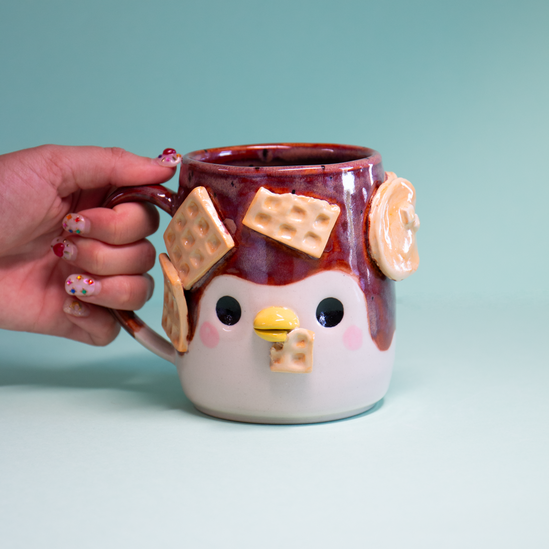 Gaufres, Pancakes & Chocolat - Tasse 600ml Recto Verso