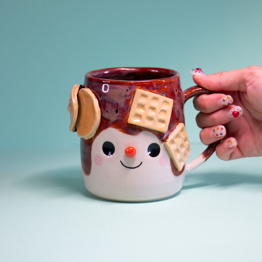 Gaufres, Pancakes & Chocolat - Tasse 600ml Recto Verso