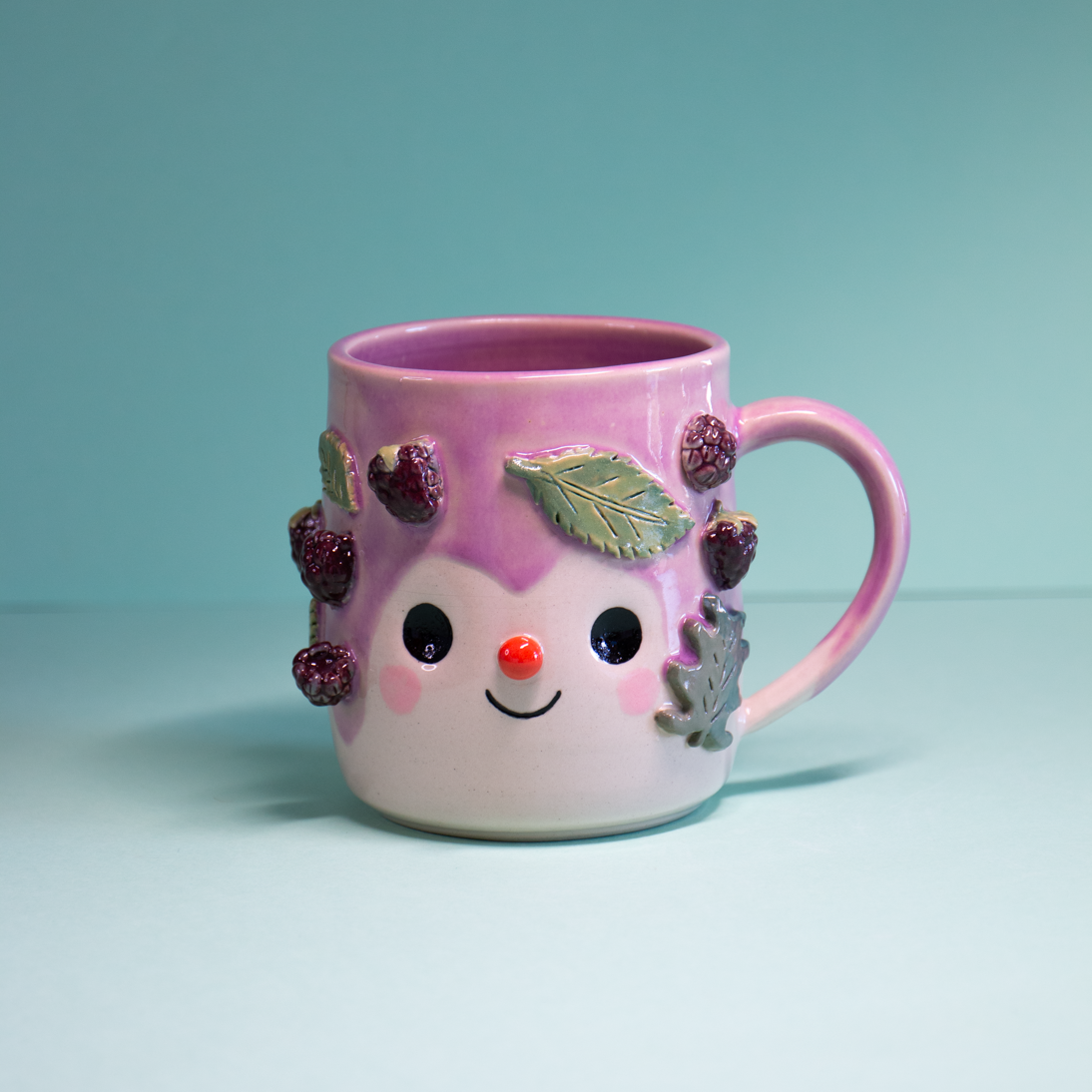 Mûres et feuille de chêne - Tasse 450ml Recto Verso